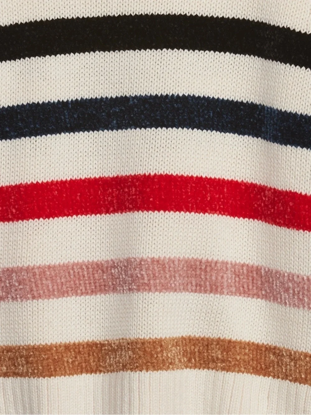 GAP Toddler Stripe Mockneck Sweater, Chino Beige, Size 5T